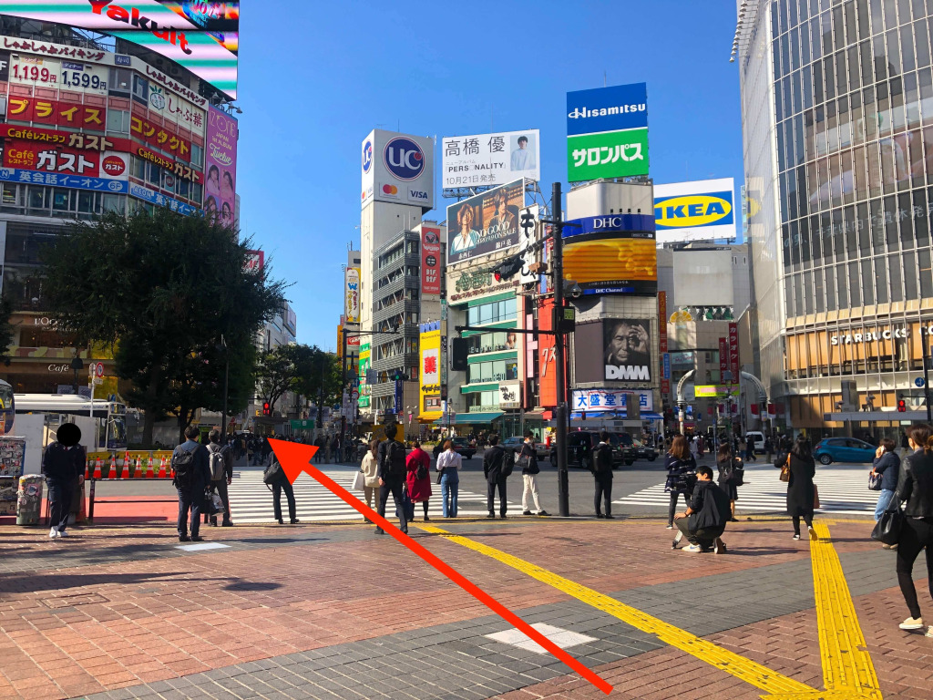 渋谷店の行き方2