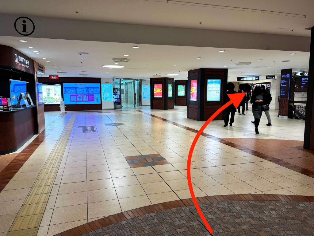 東京駅前店へのアクセス4