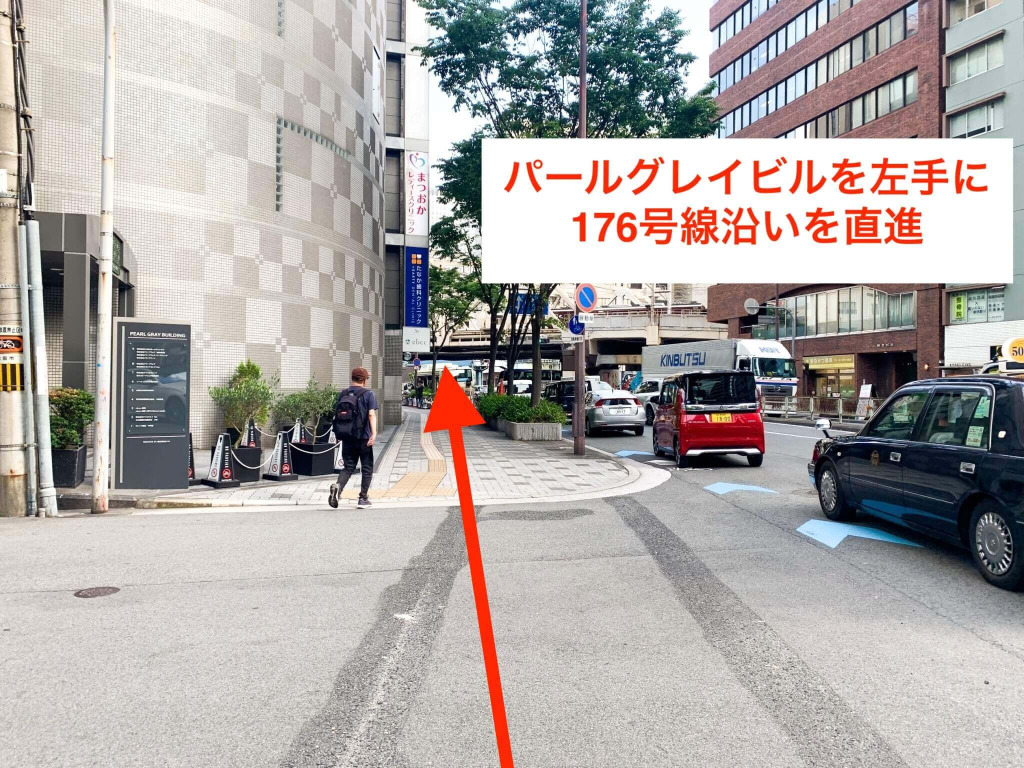 御堂筋線中津駅から スタジオインディ大阪梅田スタジオへの アクセス4