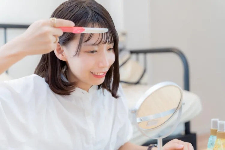 就活の証明写真を「お団子」で撮影するのはアリ？きれいなセットのコツも6