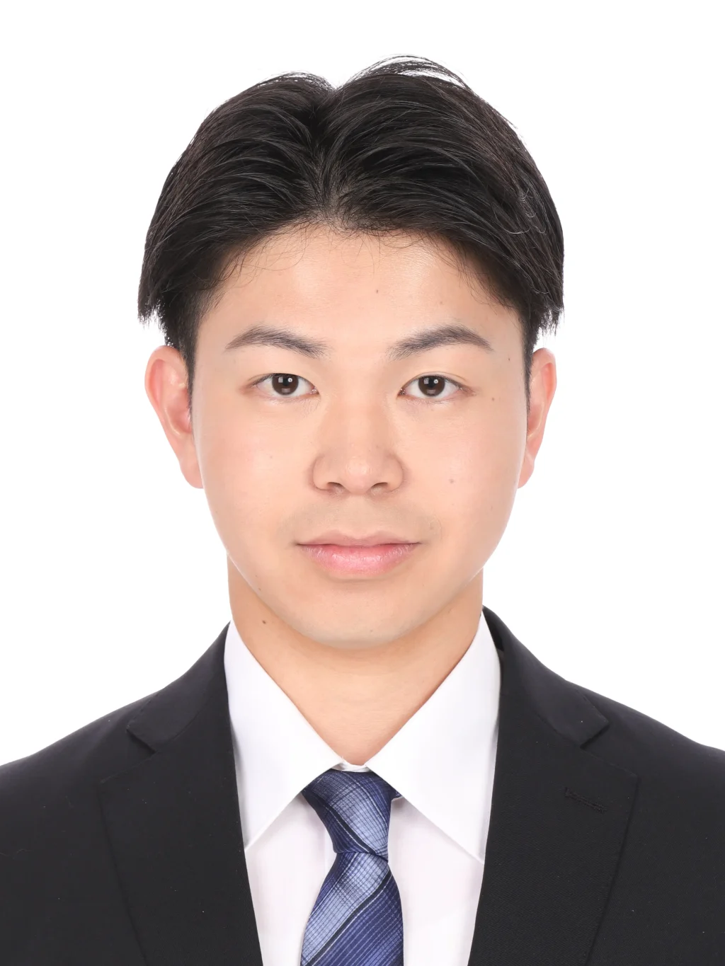 女子就活生の証明写真のビフォー