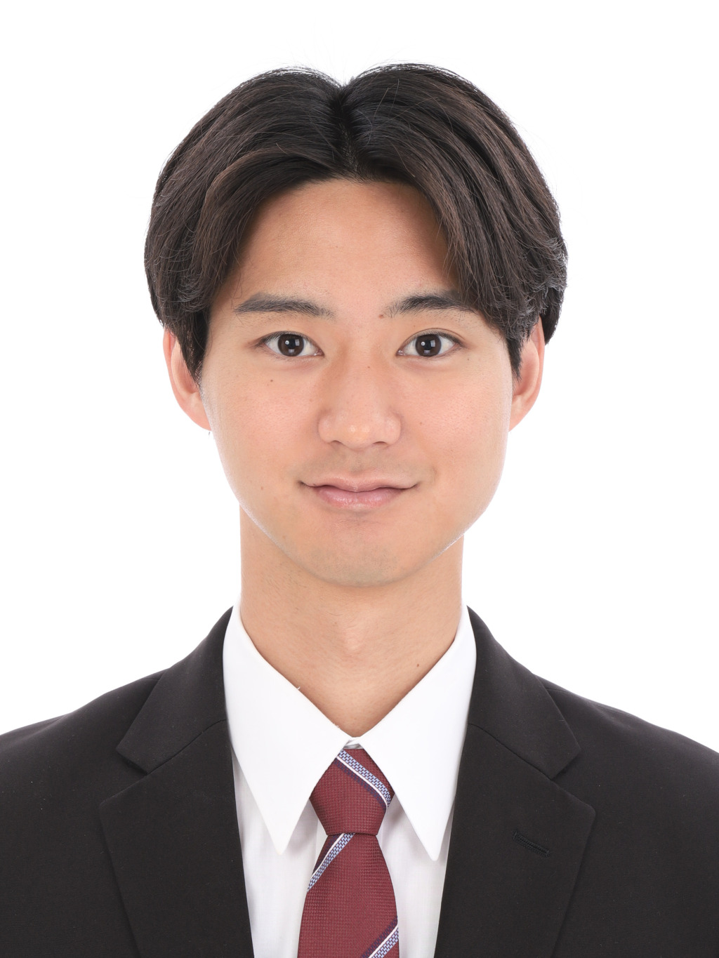 女子就活生の証明写真のビフォー